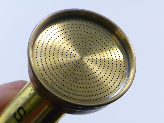 Watering Nozzle for an orchid made of brass with Guard "