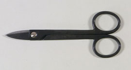 盆栽道具 針金切小鋏 ミニ 全長 120mm No.18