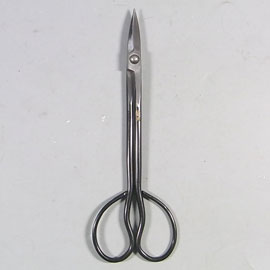 盆栽道具 芽摘み鋏 (兼進作) 全長210mm No.301