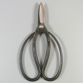 盆栽鋏 (兼進作) 青紙 全長175mm No.42A