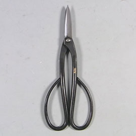 盆栽道具 芽摘鋏 (兼進作) 全長190mm NO.602