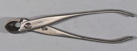 盆栽道具 ステンレス 丸刃又枝切 (兼進作) 小 全長180mm NO.803