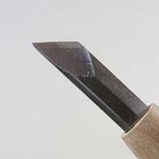 盆栽道具 ハイス鋼 彫刻刀 印刀(切り出し) 右 刃渡り 1.5 〜 18mm